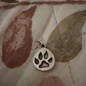 James Avery Silver Paw Print Bracelet Charm